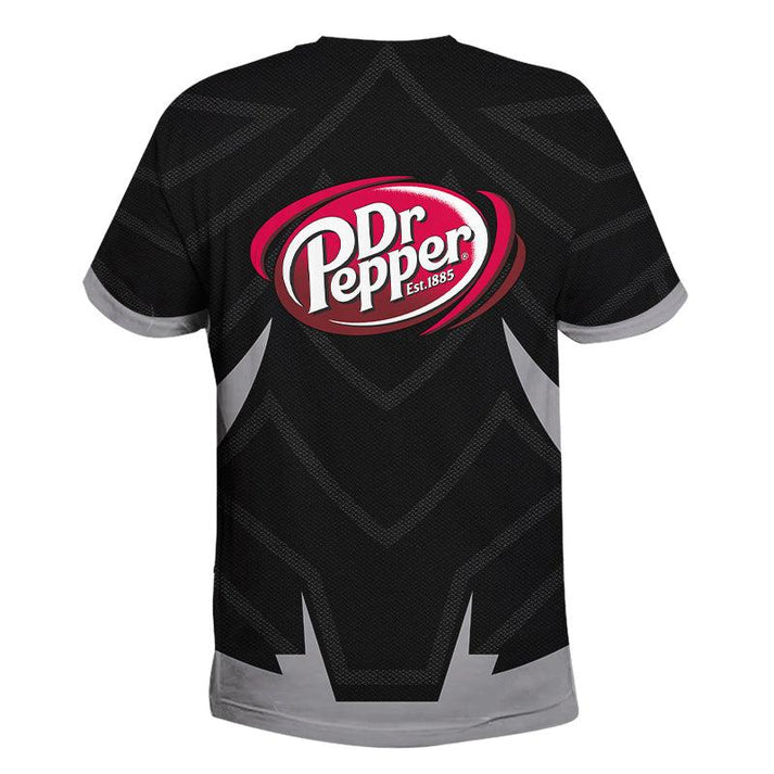 Dr Pepper Black Panther 3d T-shirt, Dr Pepper Black Panther Armor T-shirt, Dr Pepper Logo All Over Printed 3d T-shirt
