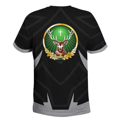 Jagermeister Black Panther 3d T-shirt, Jagermeister Black Panther Armor T-shirt, Jagermeister Logo All Over Printed 3d T-shirt