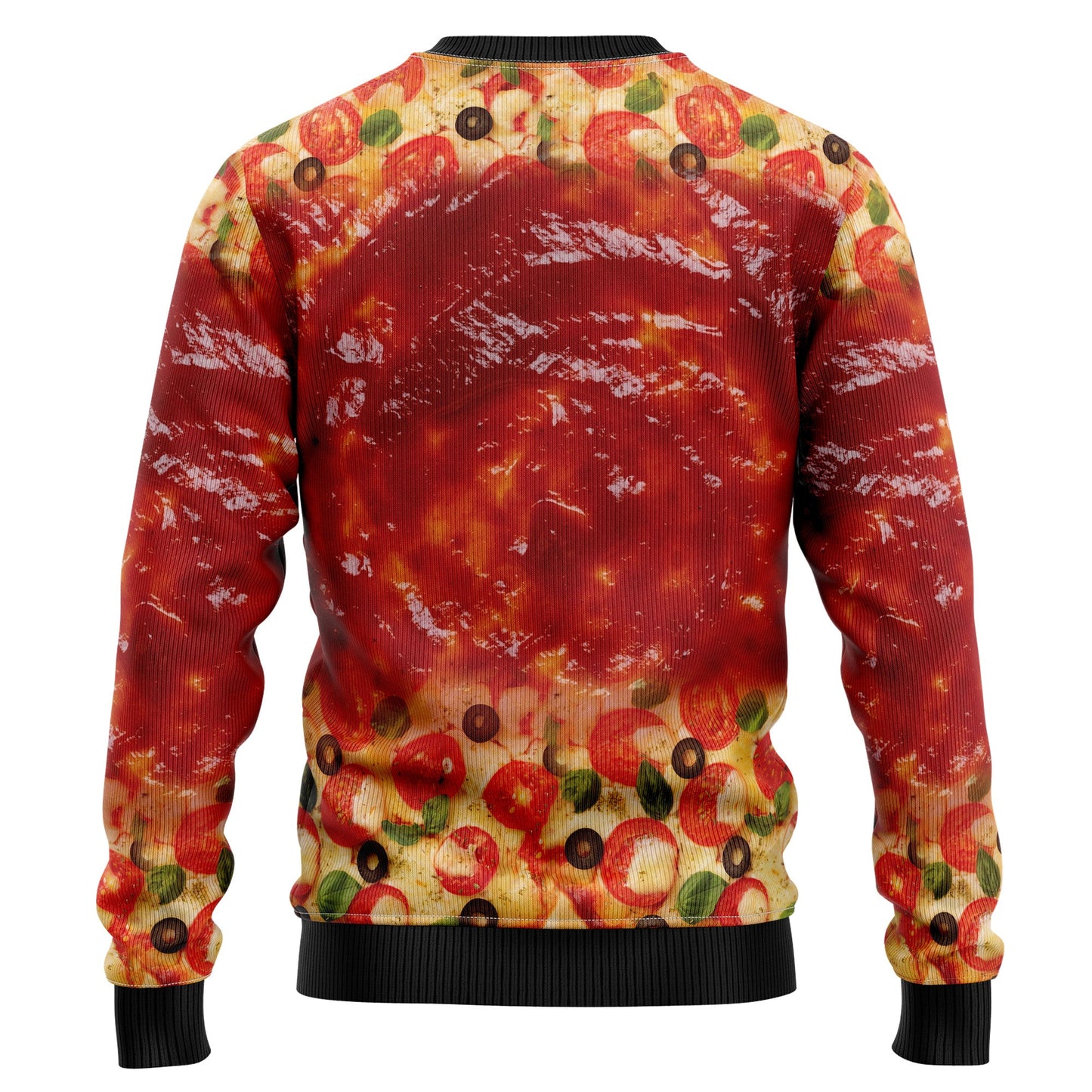 All I Want For Christmas Is Pizza Ugly Christmas Sweater, Pizza Christmas Tree 3d Printed Ugly Sweater, Pizza Lover Crewneck Knitted Ugly Sweater