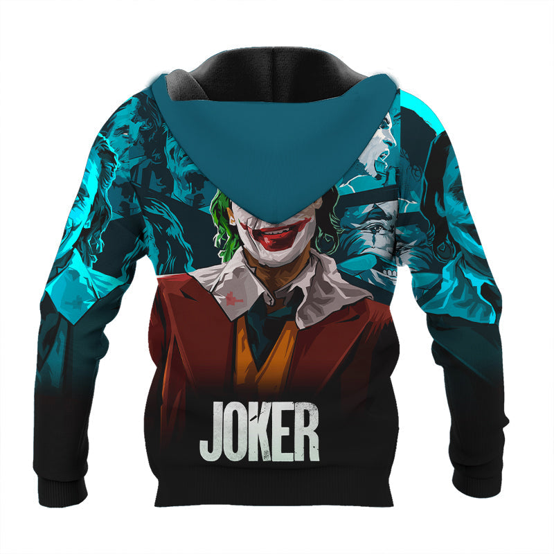 Joaquin Phoenix Joker 3D Printed Hoodie For Men Women, The Joker Pullover Hooded Sweatshirt, The Joker Movie All Over Prints Unisex Hoodies