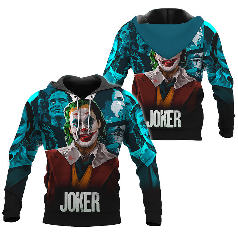 Joaquin Phoenix Joker 3d Printed Hoodie For Men Women, The Joker Pullover Hooded Sweatshirt, The Joker Movie All Over Prints Unisex Hoodies