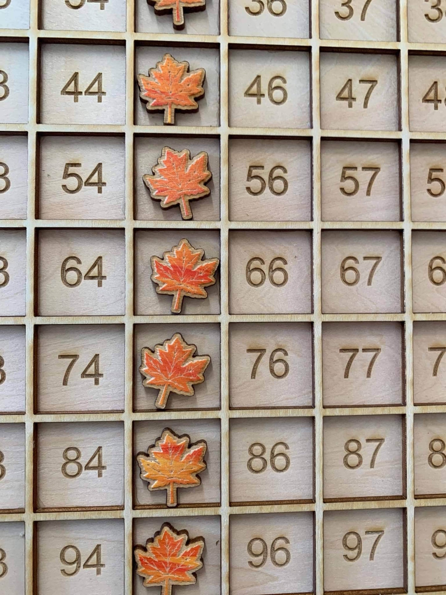 Montessori Math 100 board Set, wooden multiplication table, 100 frame, 100 board, wooden toys, educational toy, original hunderd board