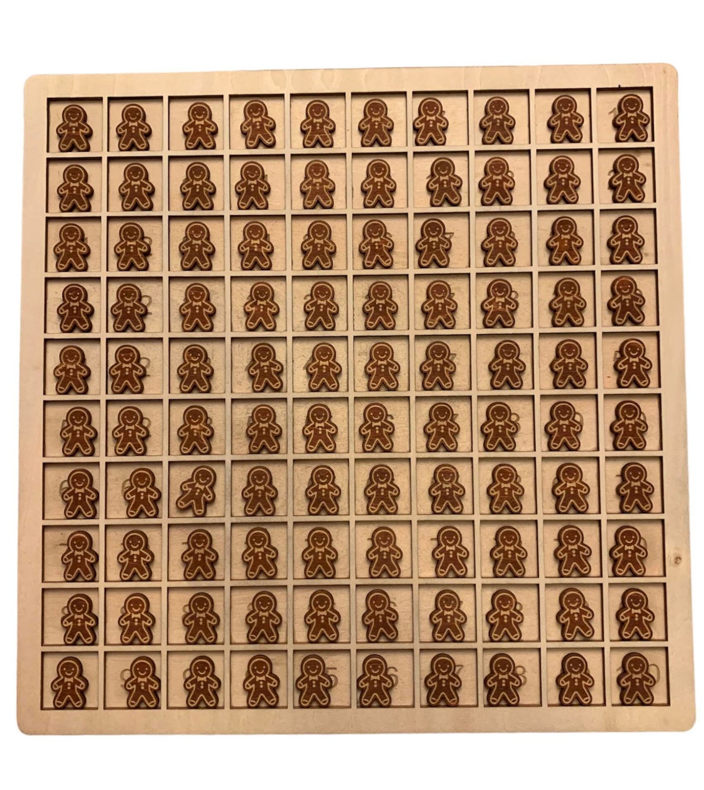 100 gingerbread man or woman counters, sensory tray filler, loose parts manipulatives, 100 board counters, sensory play, math manipulatives