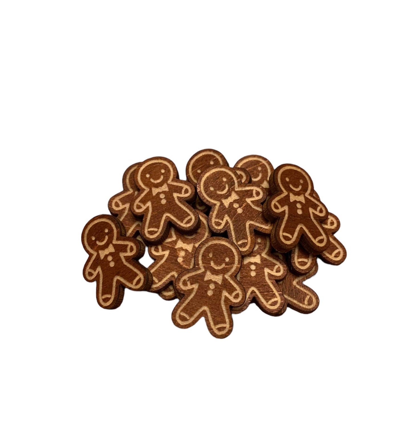 100 gingerbread man or woman counters, sensory tray filler, loose parts manipulatives, 100 board counters, sensory play, math manipulatives