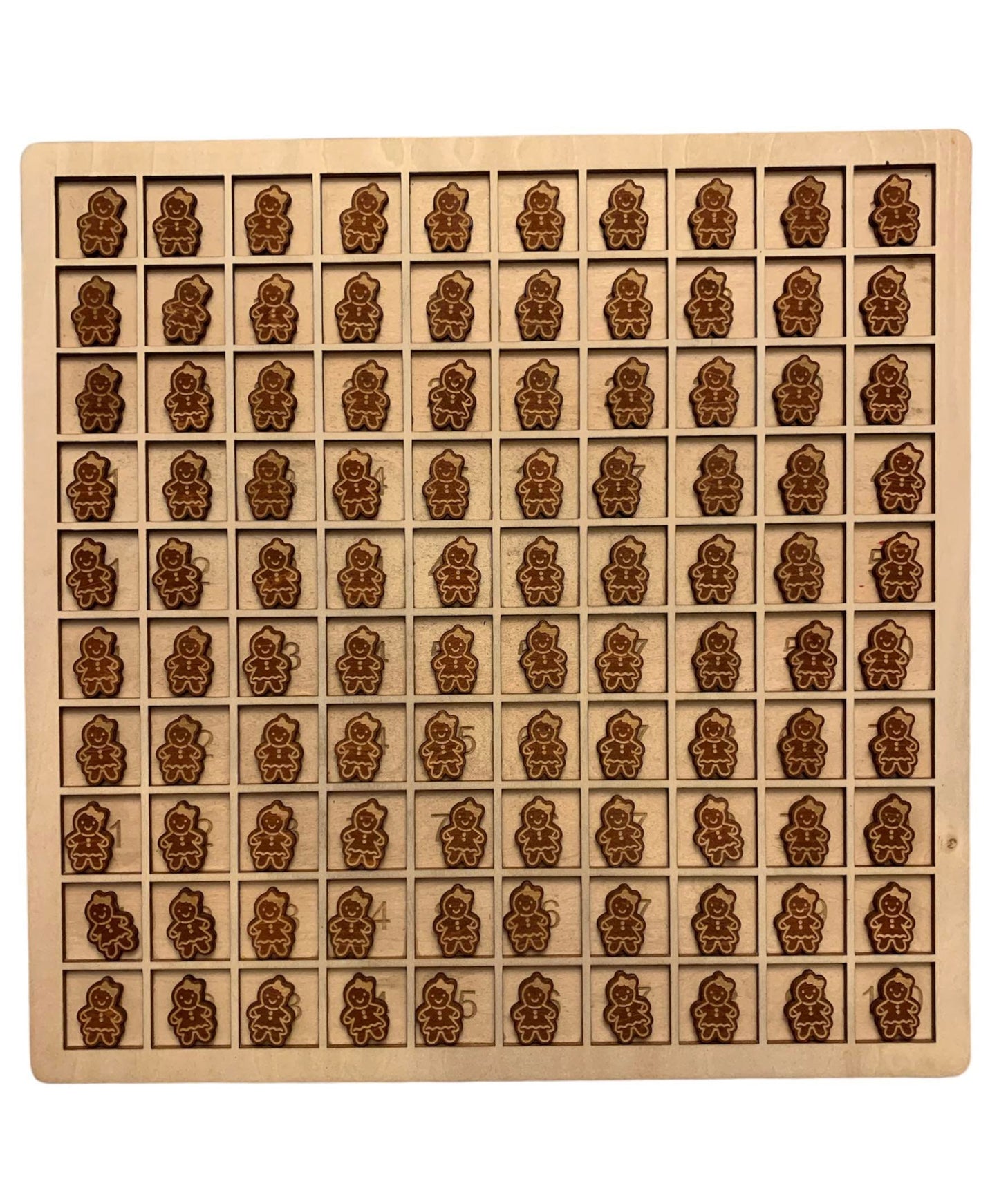 100 gingerbread man or woman counters, sensory tray filler, loose parts manipulatives, 100 board counters, sensory play, math manipulatives
