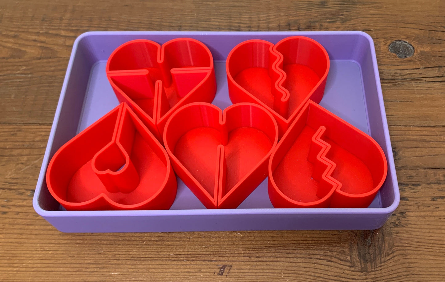 Valentines heart Sensory tray set, sensory play bowl, loose parts tray, stylish bowl, sensory eco tray, heart tray, valentines gift