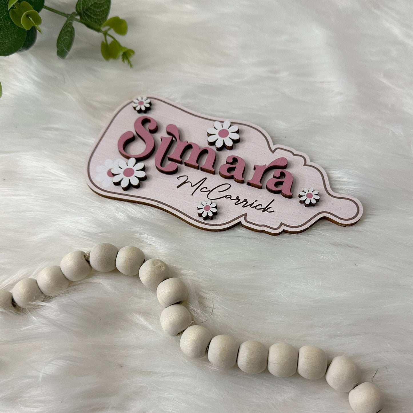 Personalized Baby Birth Stats Board, Baby Bottle Name Sign, Baby Name Announcement, Birth Announcement, Name Sign, Baby Name Sign