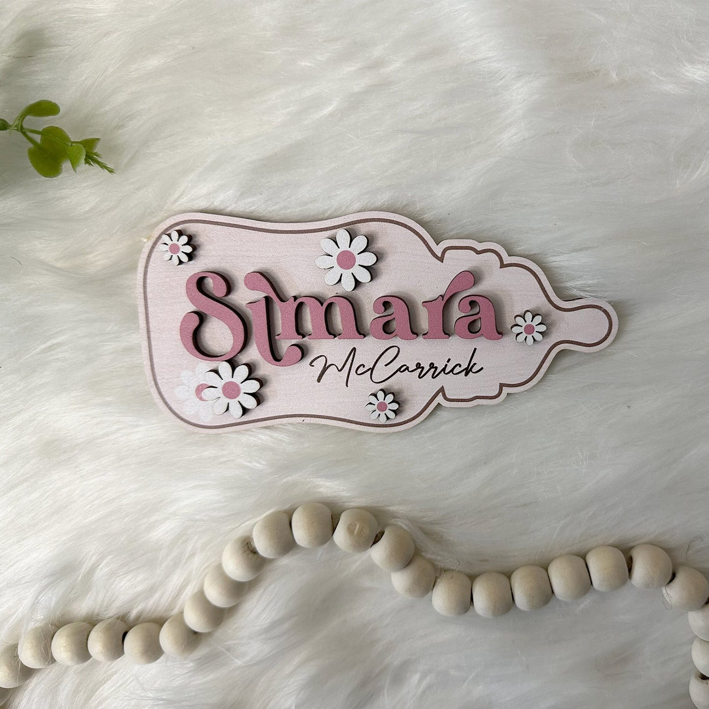 Personalized Baby Birth Stats Board, Baby Bottle Name Sign, Baby Name Announcement, Birth Announcement, Name Sign, Baby Name Sign