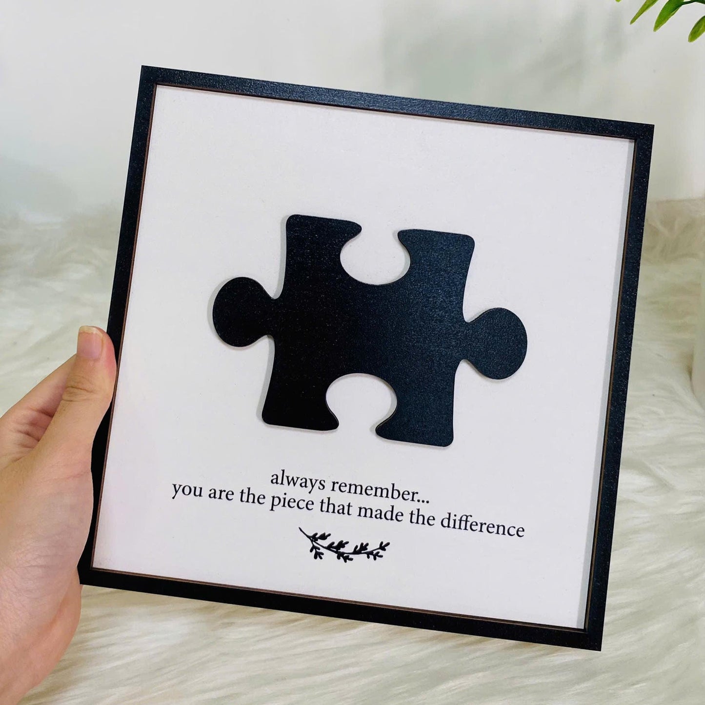 Personalized Difference Maker, You Are The Piece That Made The Difference, Mentor Gift, Retirement Present Gift, Coworker Farewell Gift