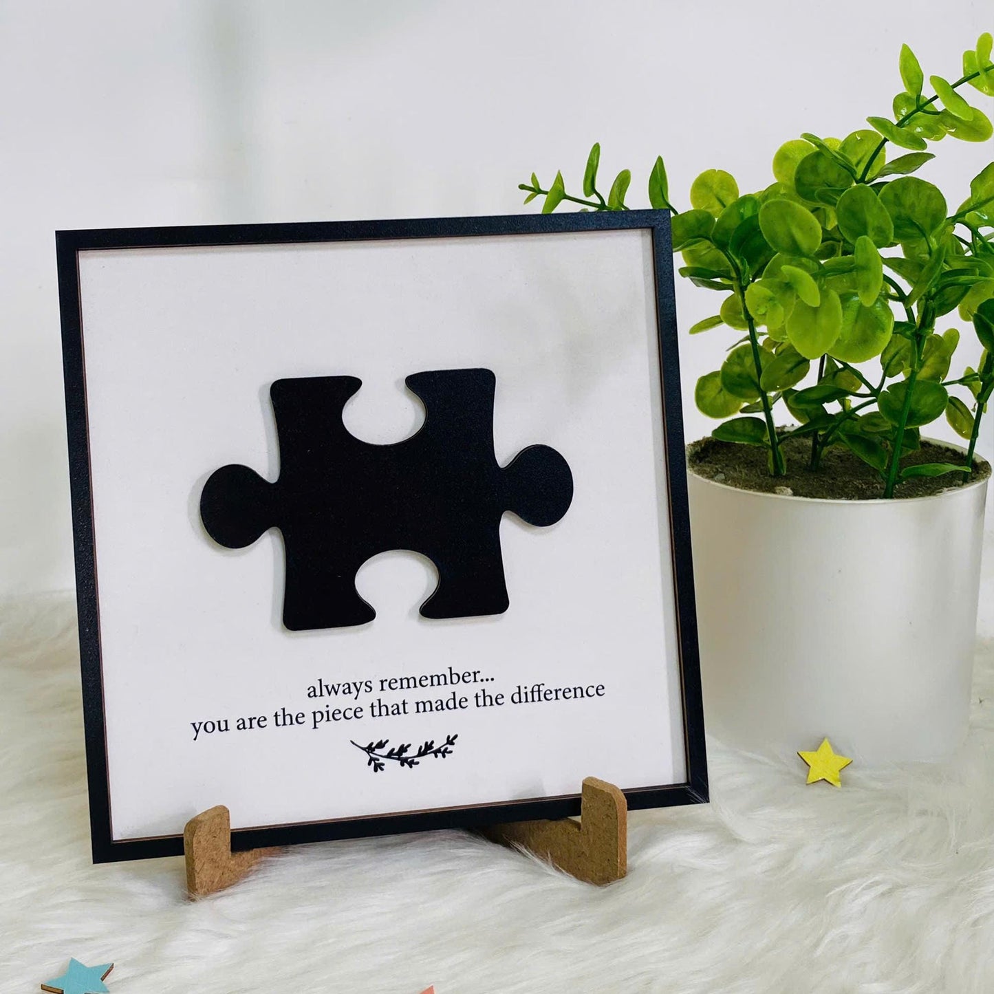 Personalized Difference Maker, You Are The Piece That Made The Difference, Mentor Gift, Retirement Present Gift, Coworker Farewell Gift
