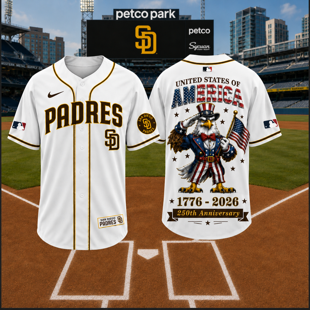 S.d.padres | Premium M.l.b American 250 3d Jersey