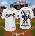 W.nationals | Premium M.l.b American 250 3d Jersey