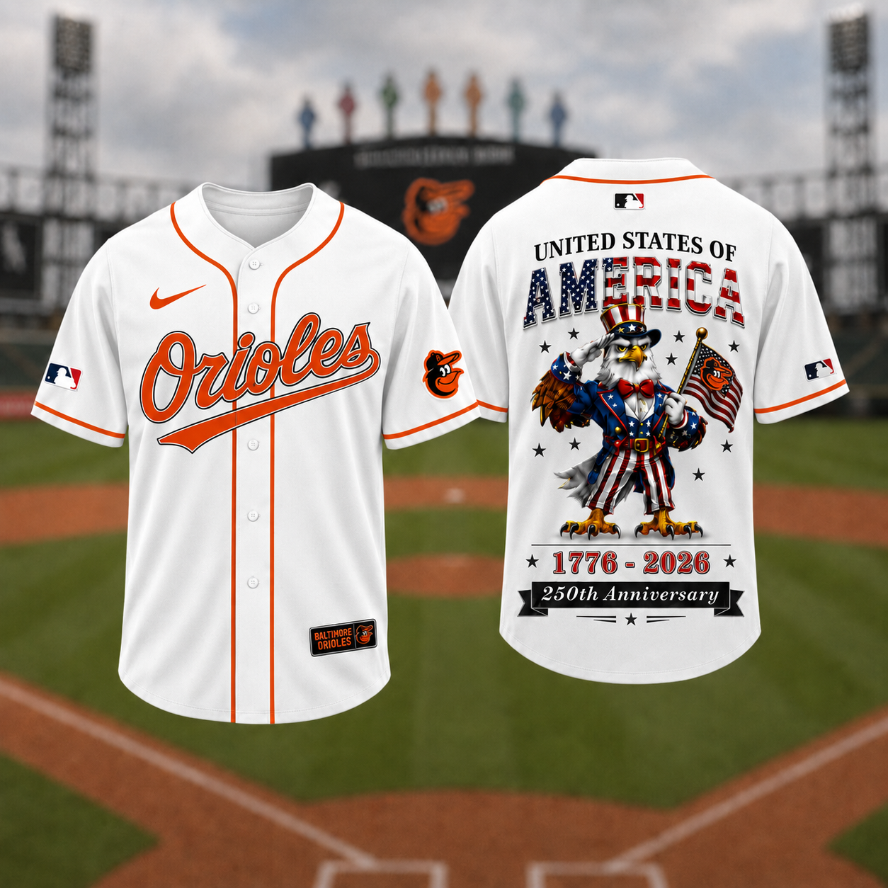 B.orioles | Premium M.l.b American 250 3d Jersey