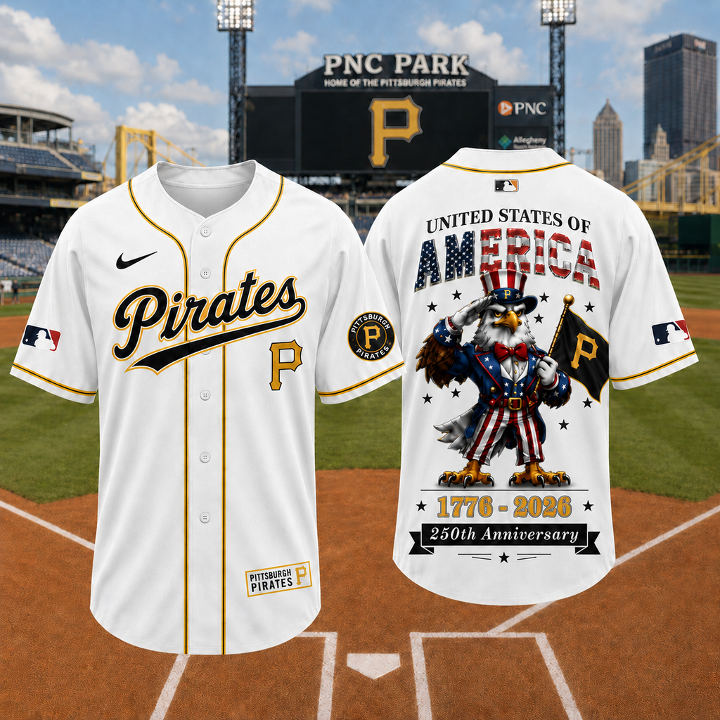 P.pirates | Premium M.l.b American 250 3d Jersey