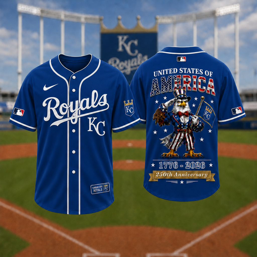 K.c.royals | Premium M.l.b American 250 3d Jersey
