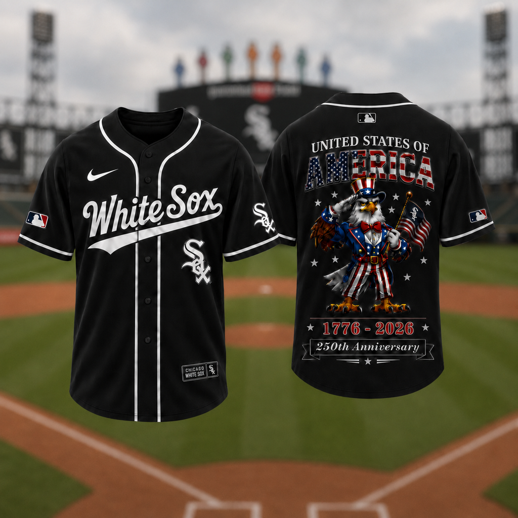 C.white Sox | Premium M.l.b American 250 3d Jersey