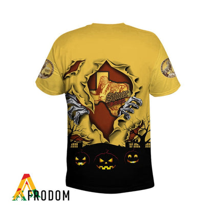 Scary Night Halloween Shiner Bock Beer 3d T-shirt, Shiner Bock Beer All Over Print 3d T-shirt, Shiner Bock Beer Logo Print Unisex 3d T-shirt
