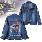 B.ravens | Premium  Football Is Life Denim Jacket Nf1
