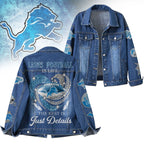 D.lions | Premium  Football Is Life Denim Jacket Nf1