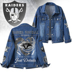 Lv.raiders | Premium  Football Is Life Denim Jacket Nf1