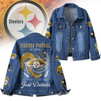 P.steelers | Premium  Football Is Life Denim Jacket Nf1