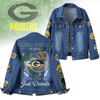 Gb.packers | Premium  Football Is Life Denim Jacket Nf1