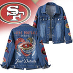 Sf.49ers | Premium  Football Is Life Denim Jacket Nf1