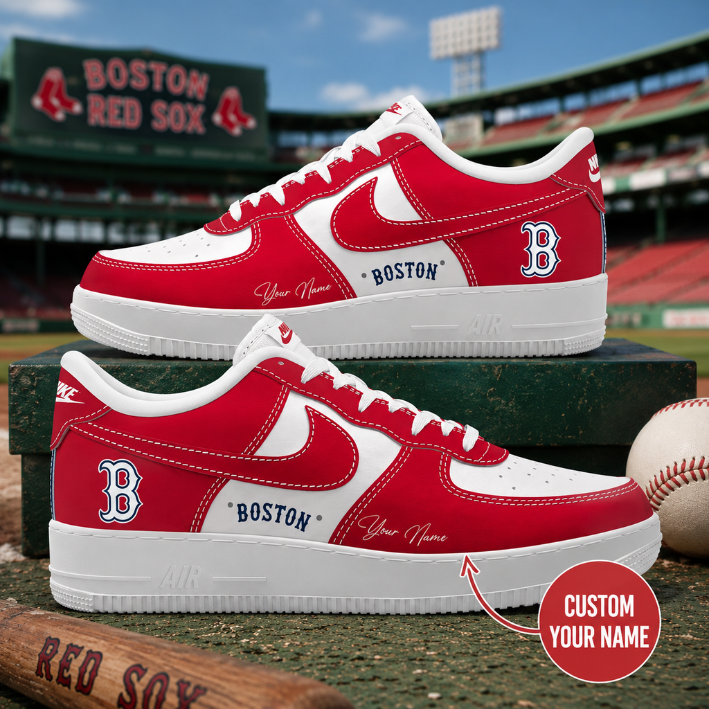 B.Red Sox | Premium Customized AF1 Shoes
