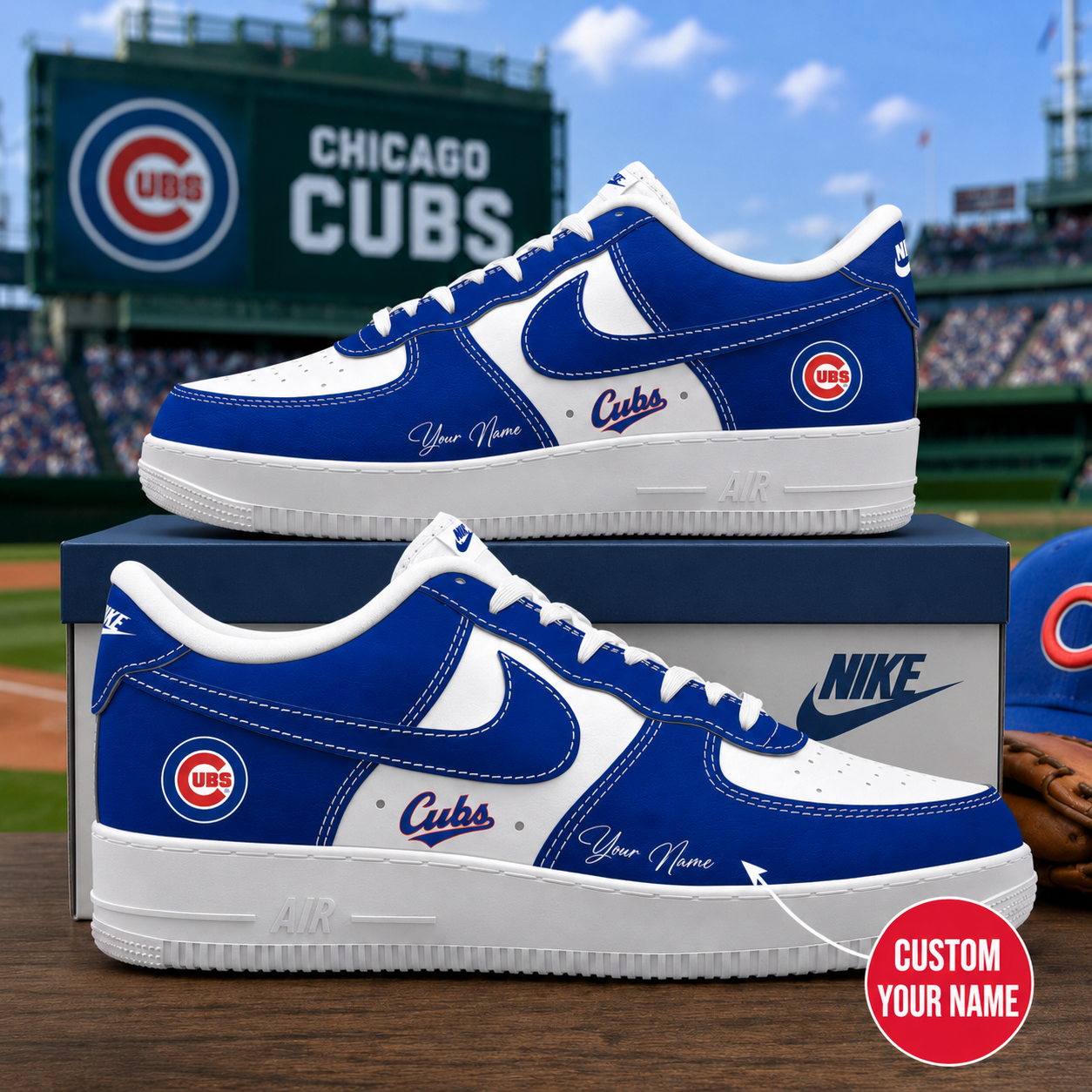 C.Cubs | Premium Customized AF1 Shoes