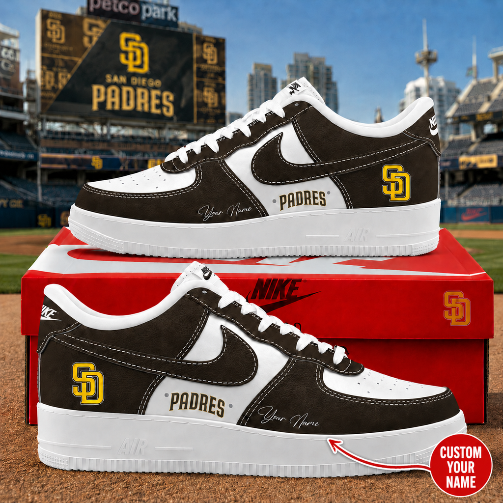 SD.Padres | Premium Customized AF1 Shoes