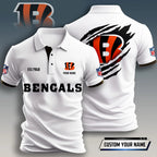 C.bengals | Premium Nfl Polo Shirt