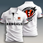 C.bengals | Premium Nfl Polo Shirt