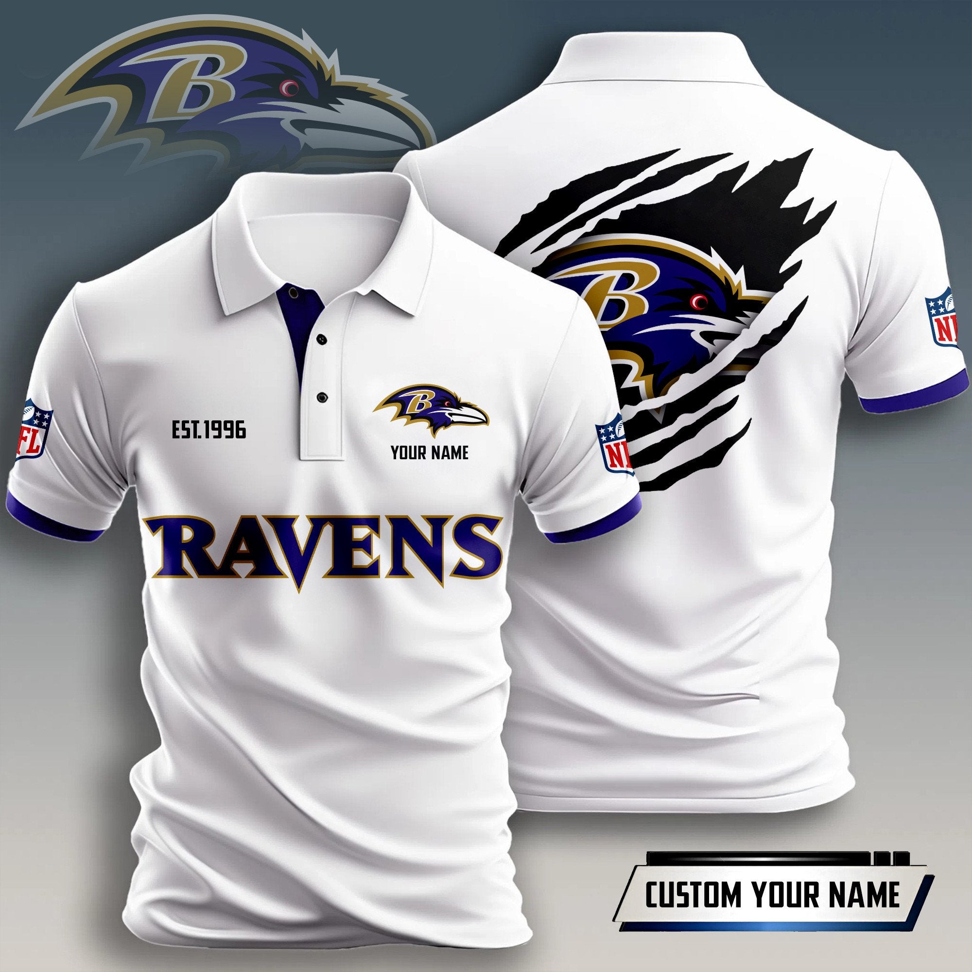 B.ravens | Premium Nfl Polo Shirt