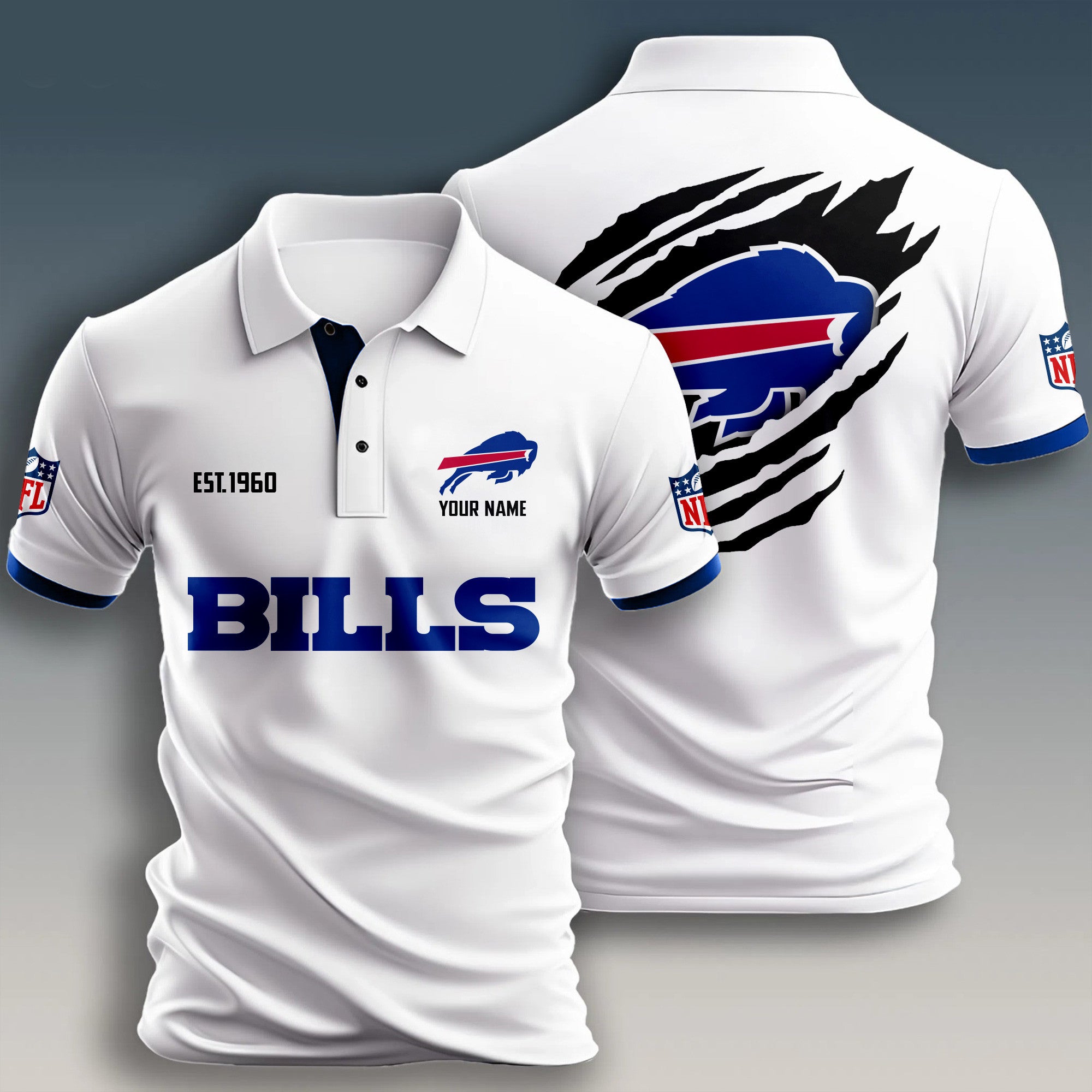B.bills | Premium Nfl Polo Shirt