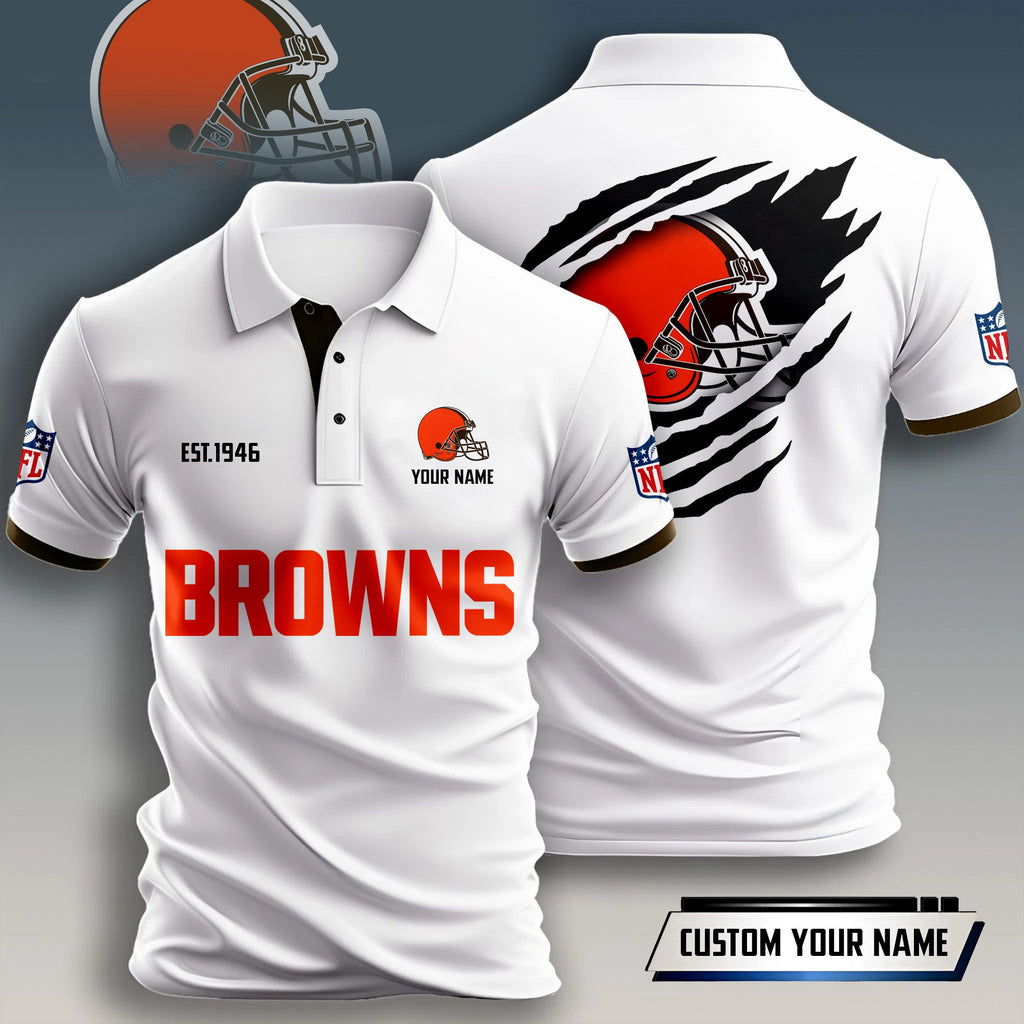 C.browns | Premium Nfl Polo Shirt