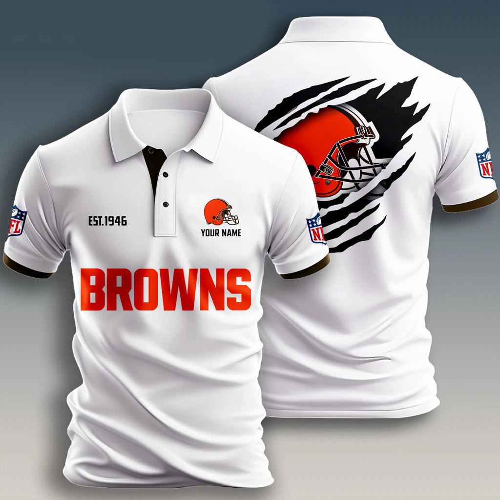 C.browns | Premium Nfl Polo Shirt