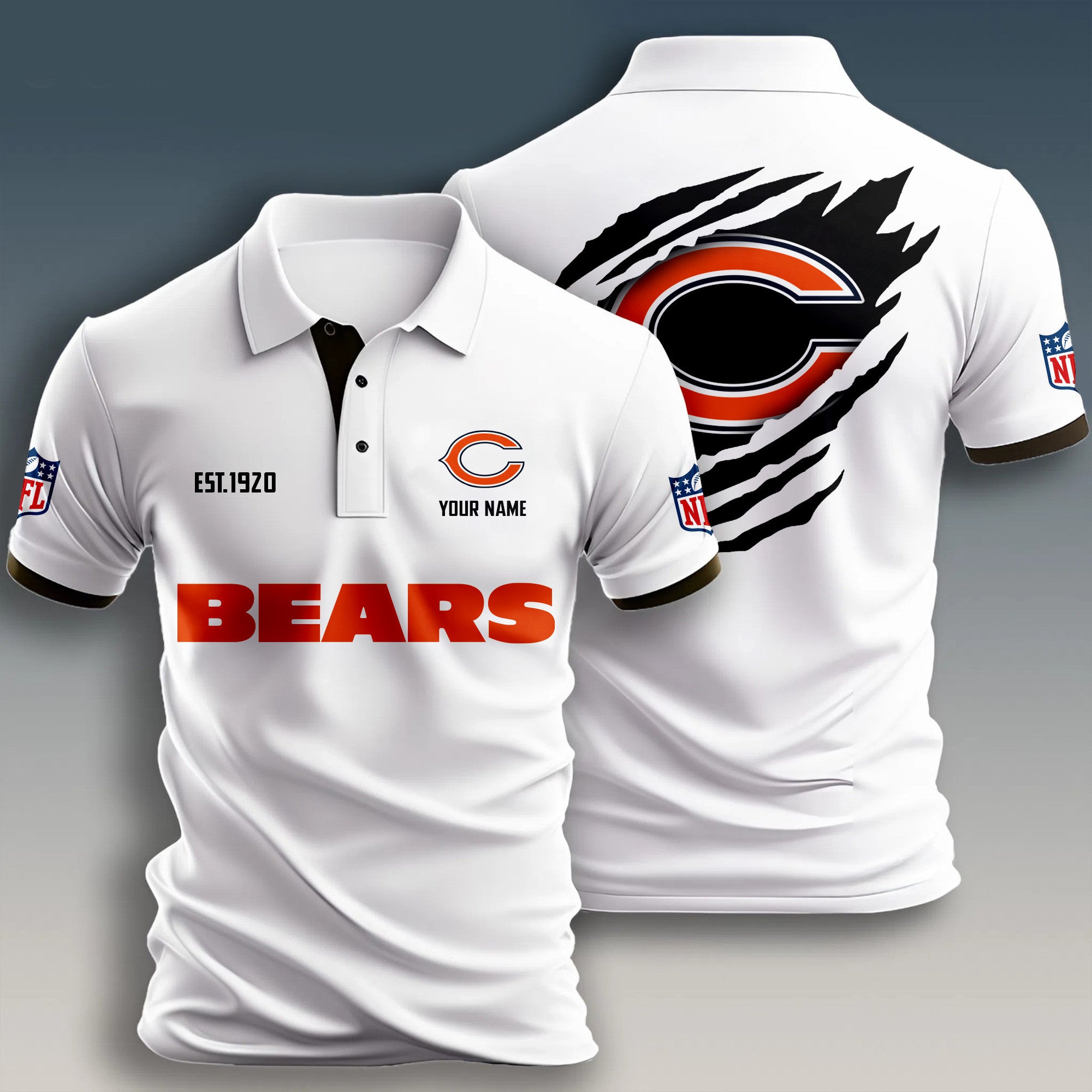 C.bears | Premium Nfl Polo Shirt