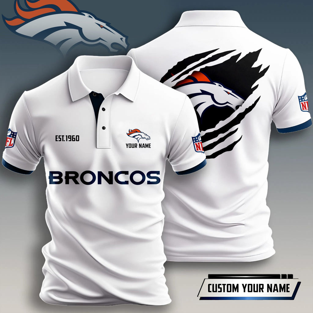 D.broncos | Premium Nfl Polo Shirt