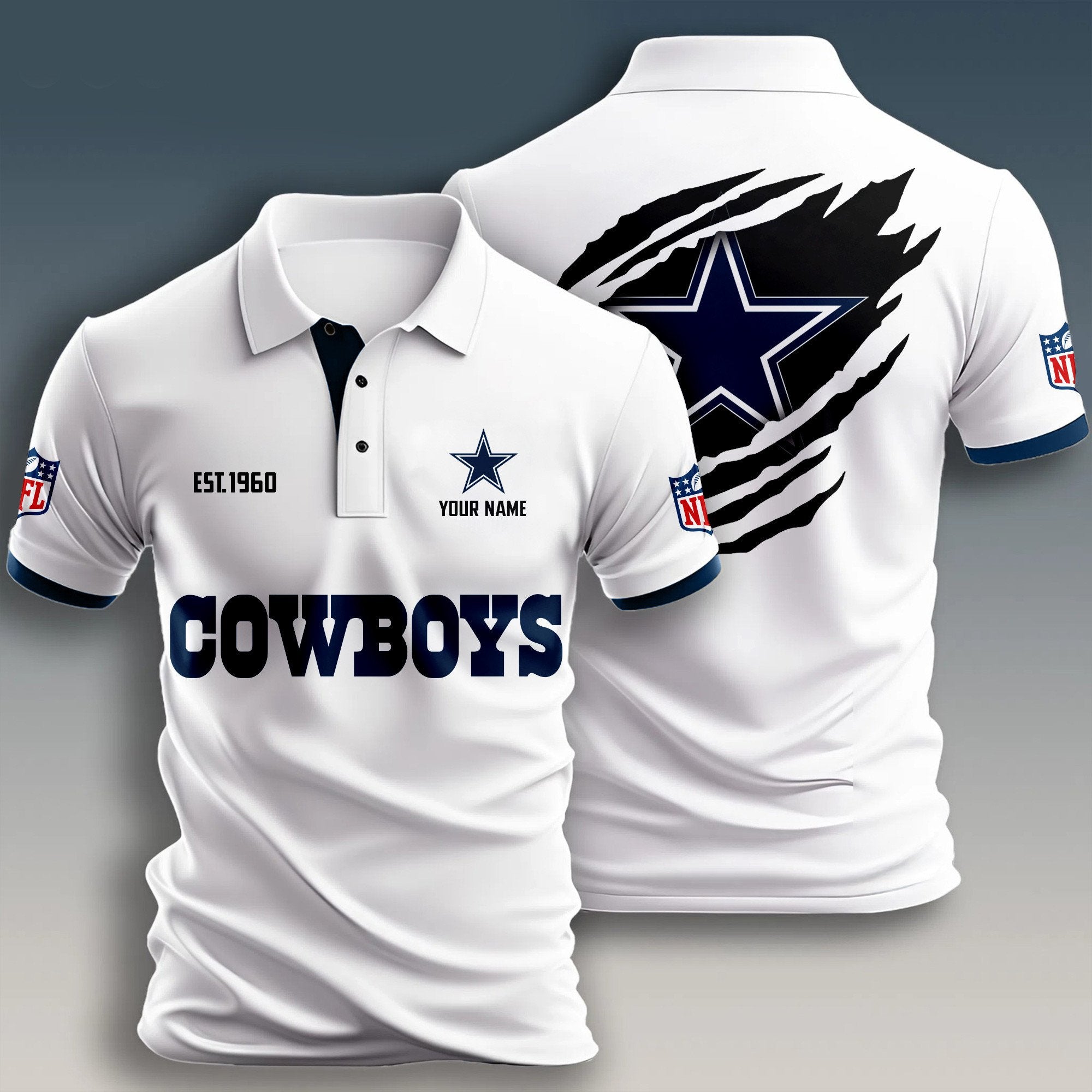 D.cowboys | Premium Nfl Polo Shirt