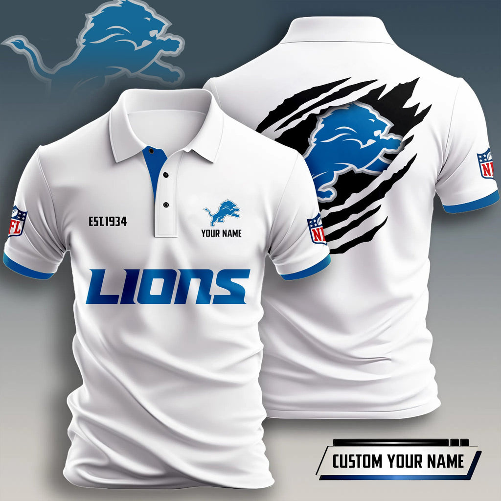 D.lions | Premium Nfl Polo Shirt