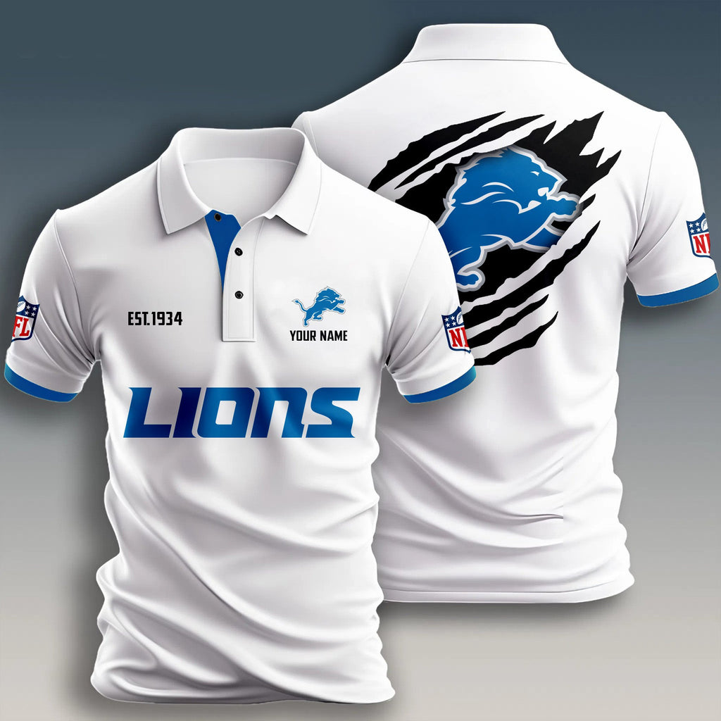 D.lions | Premium Nfl Polo Shirt