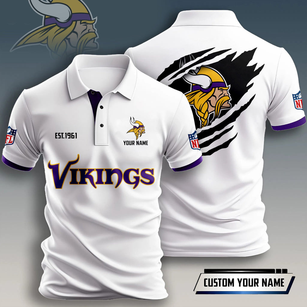 M.vikings | Premium Nfl Polo Shirt