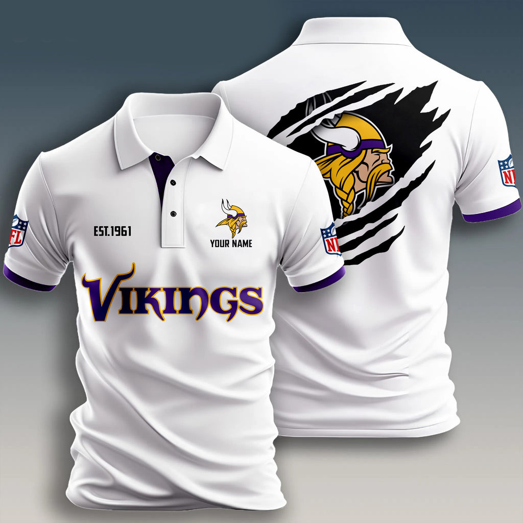 M.vikings | Premium Nfl Polo Shirt
