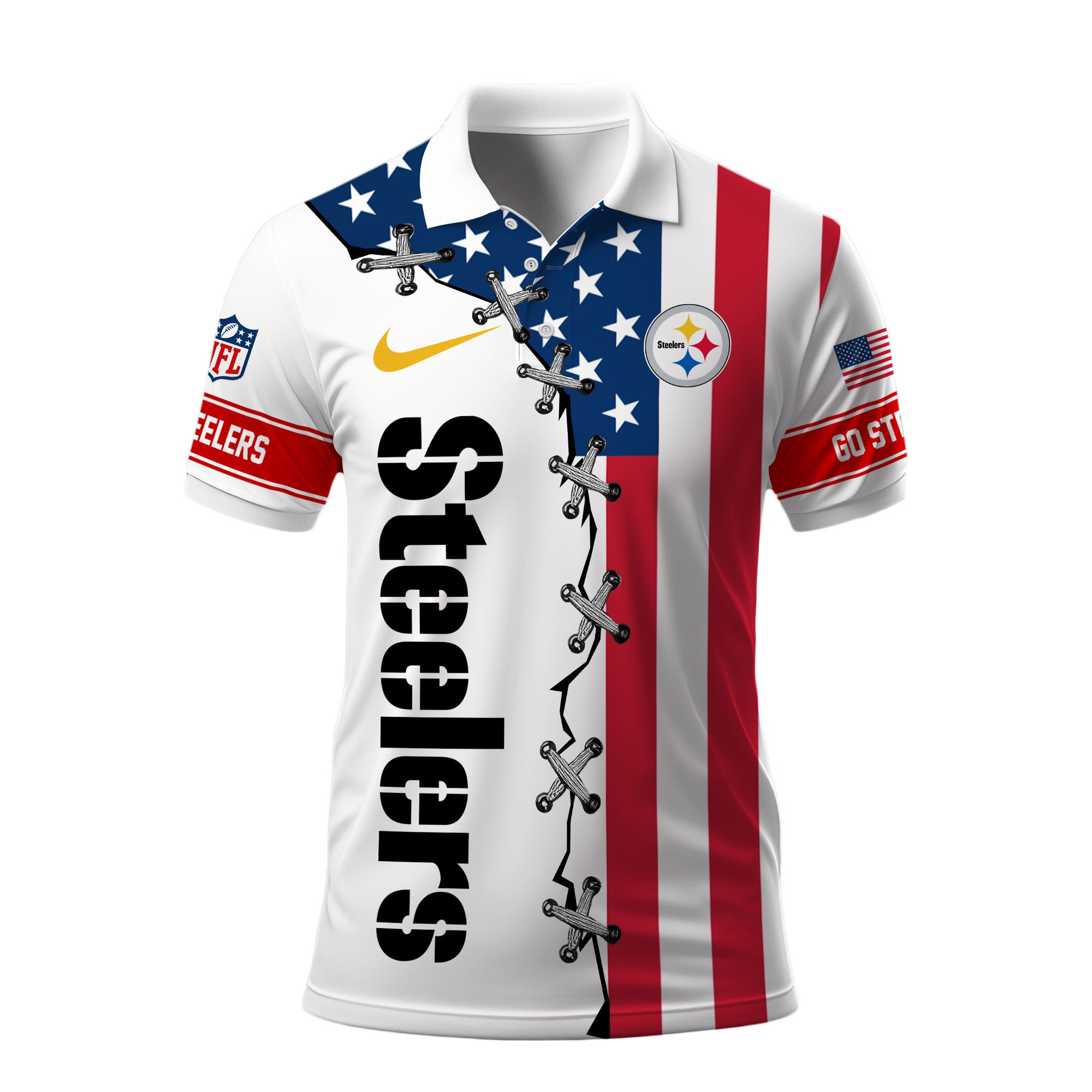 P.steelers | Premium  Freedom American Polo Ny