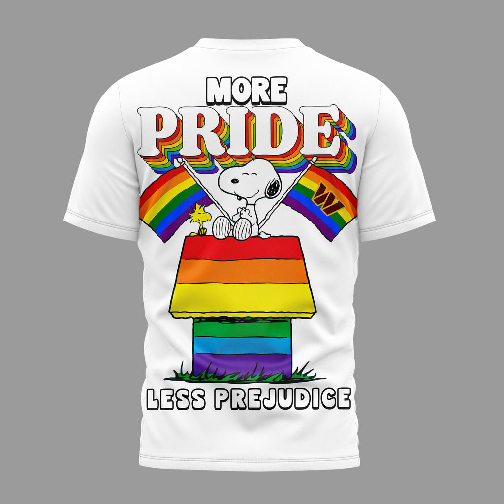 W.commanders | Premium  Snoopy Pride Month 3d T-shirt Nf1