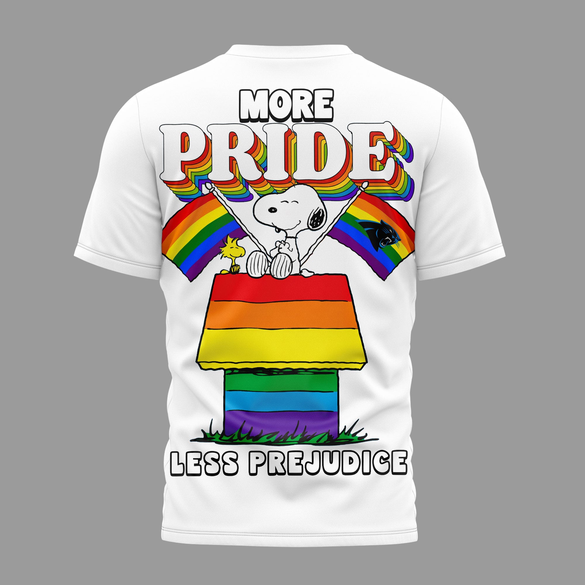 C.panthers | Premium  Snoopy Pride Month 3d T-shirt Nf1