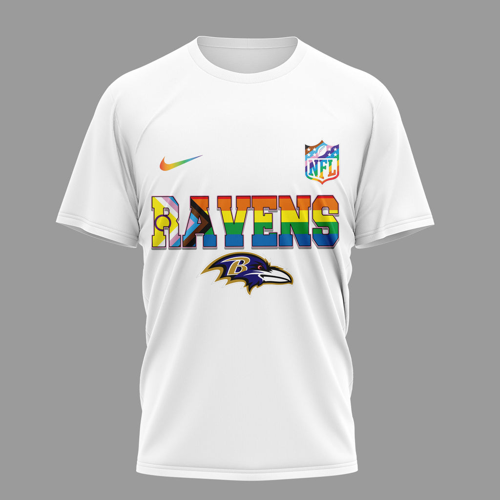 B.ravens | Premium  Snoopy Pride Month 3d T-shirt Nf1