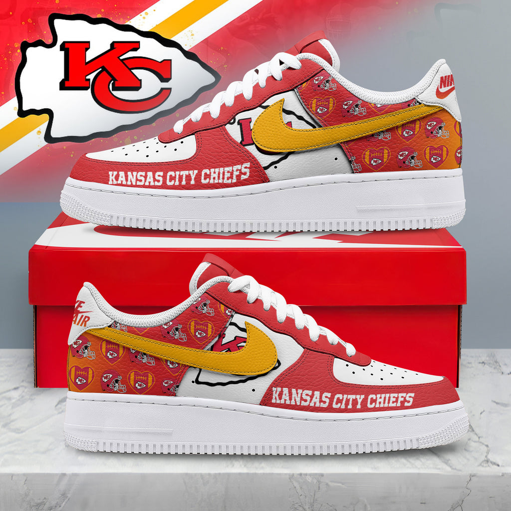 Kc.chiefs | Premium N.f.l Gridiron Classic Af1 Shoes Nth1