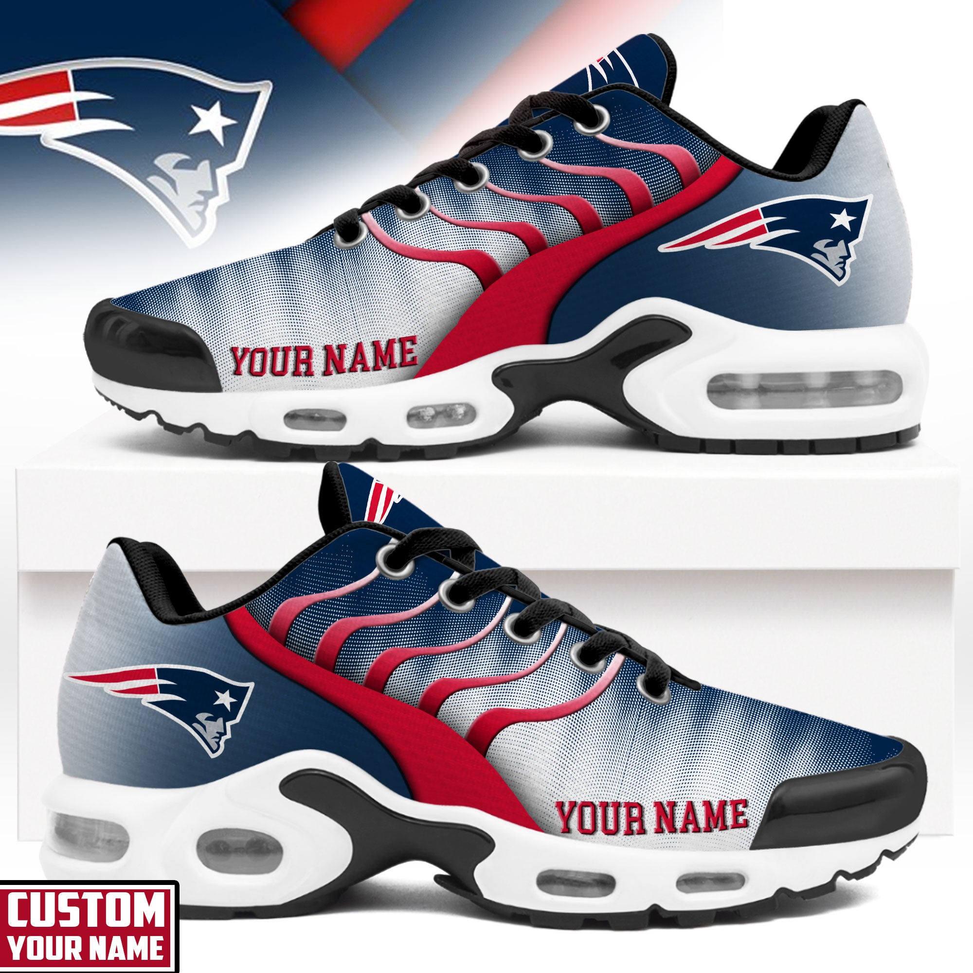 Ne.patriots | Premium  Endzone Runner Air Max Shoes Nth1