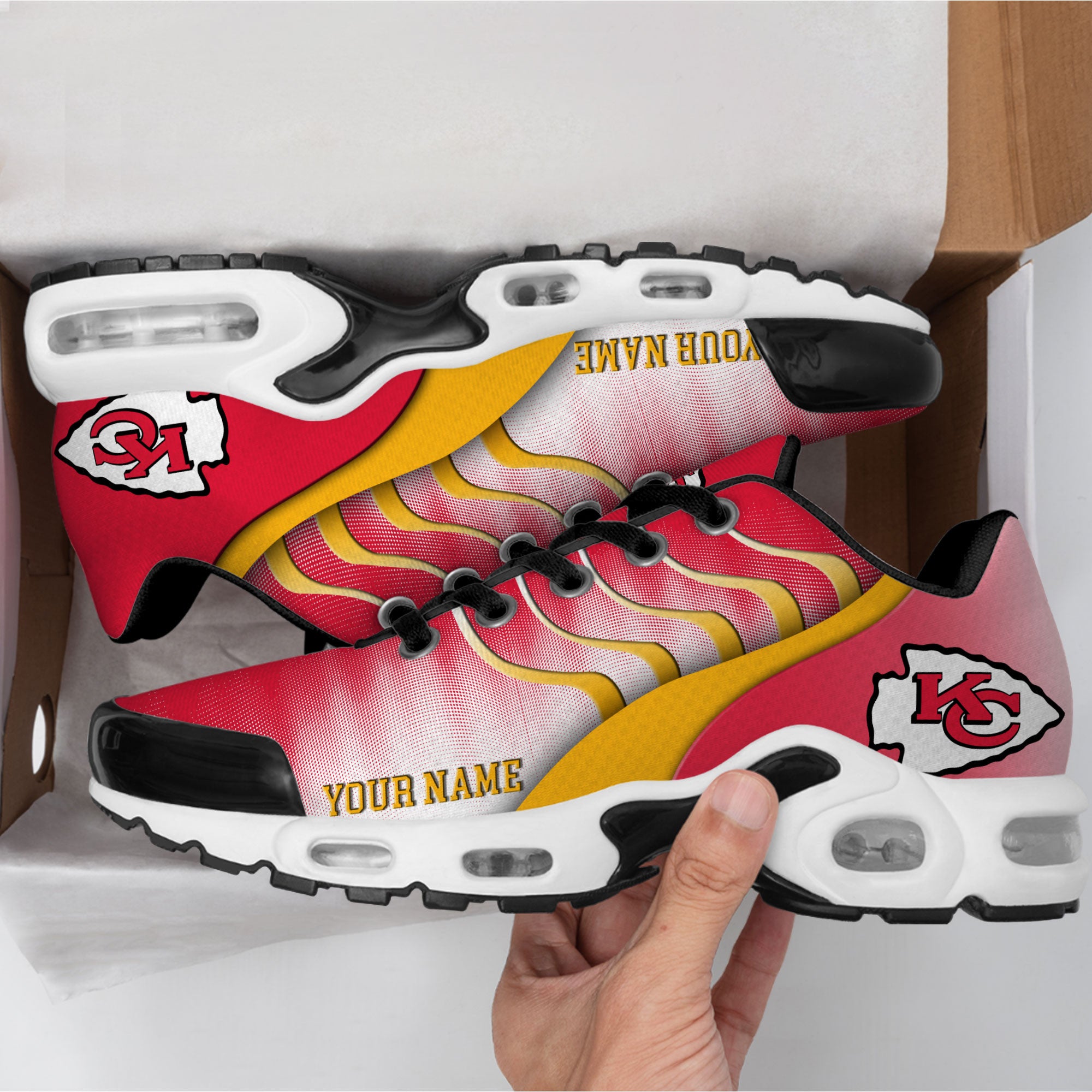 Kc.chiefs | Premium  Endzone Runner Air Max Shoes Nth1